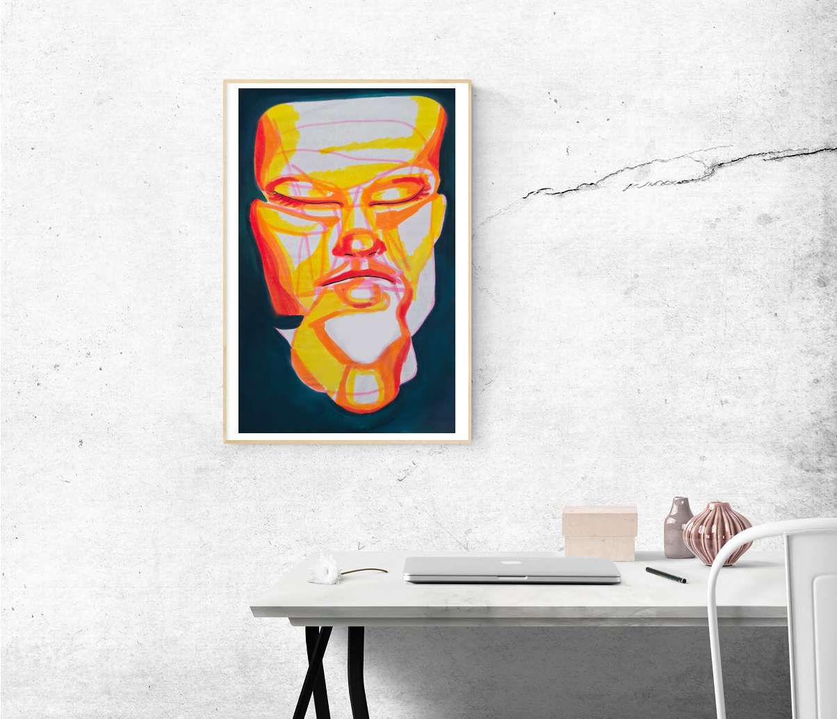 'Big 'ol Face' - Fine Art Print - Image 3