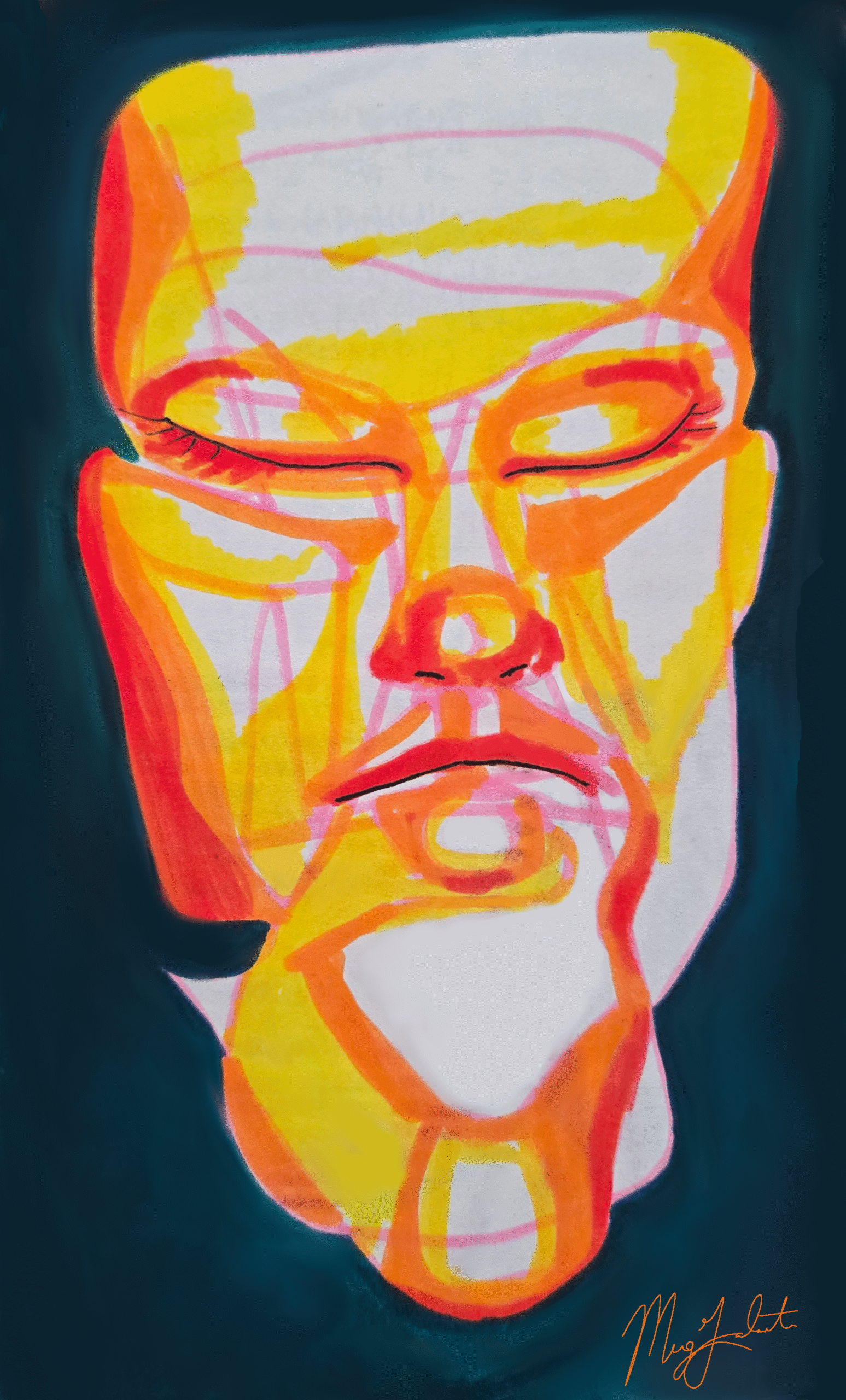 'Big 'ol Face' - Fine Art Print - Image 2