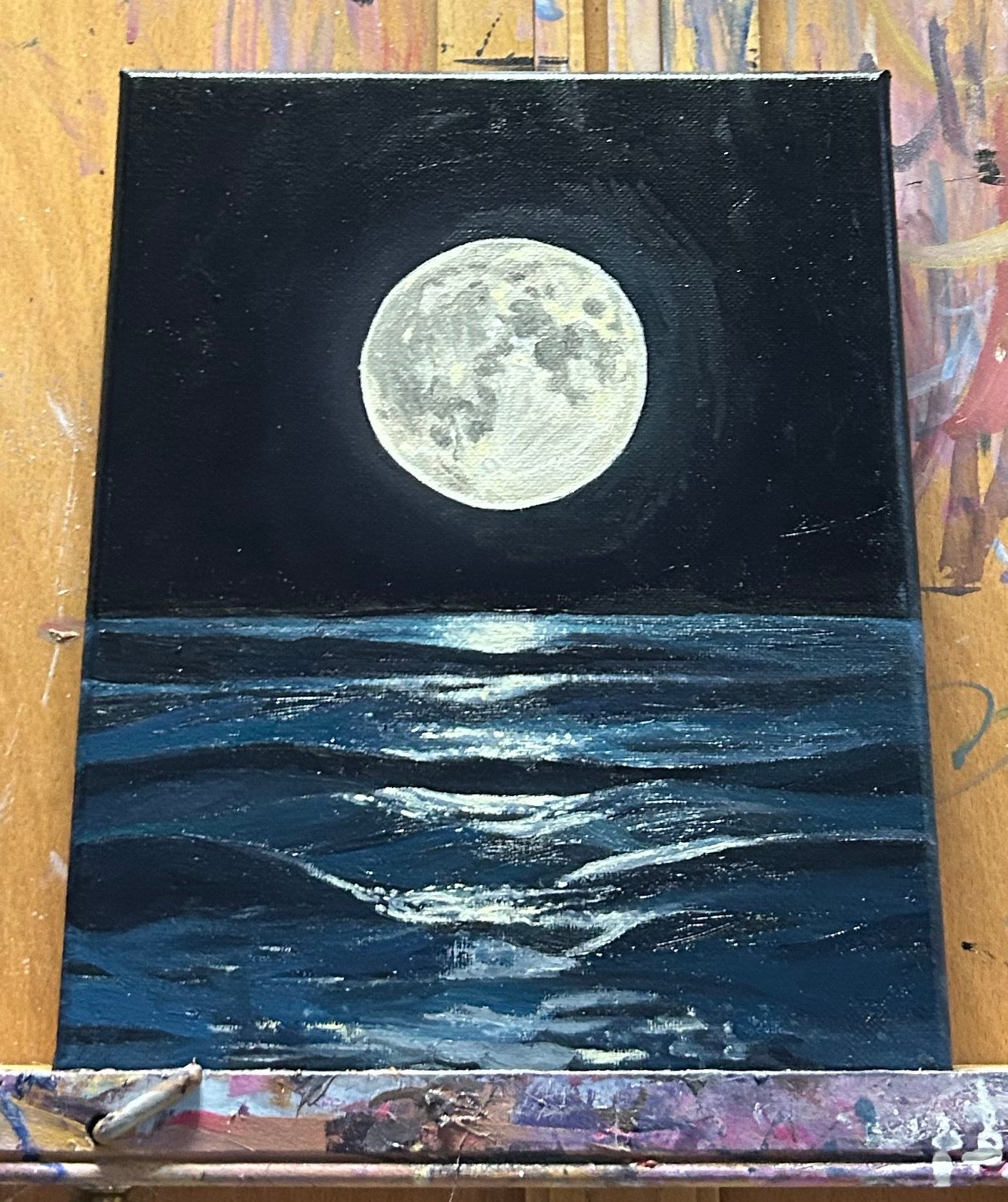 'Moon Over Water' - Original Painting